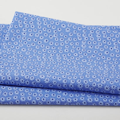 Simply Prints - Daisies Dark Blue 2 Yard Cut