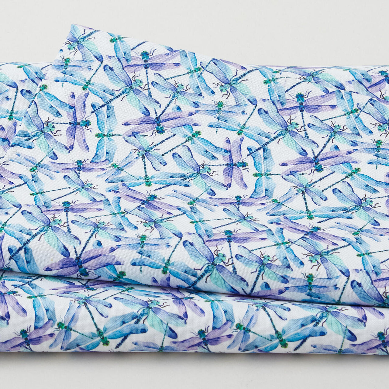 Gypsy Flutter Favorites - Packed Dragonflies White 2 Yard Cut