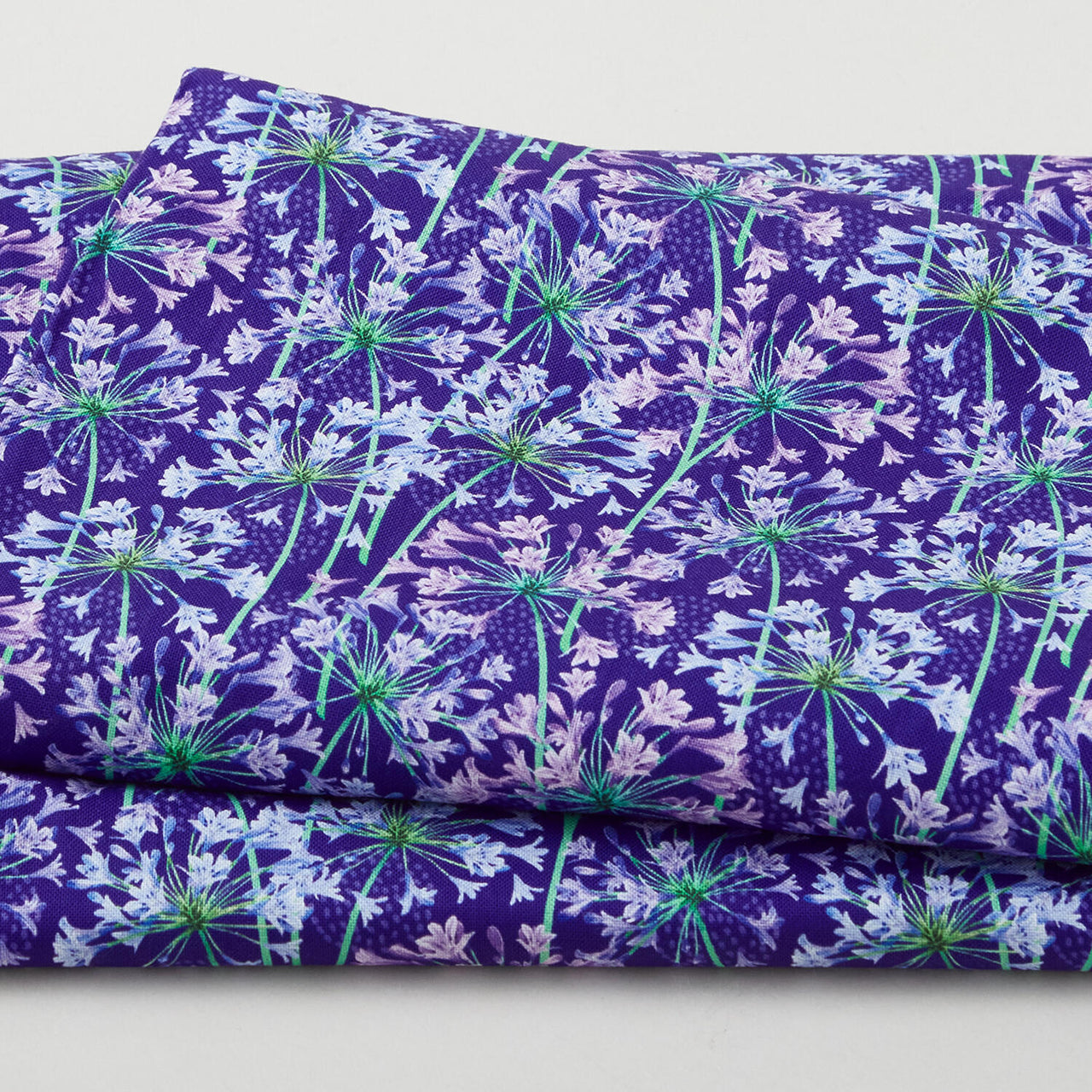 Gypsy Flutter Favorites - Bursting Flowers Purple 2 Yard Cut
