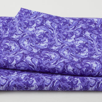 Gypsy Flutter Favorites - Flowing Lava Dark Purple 2 Yard Cut