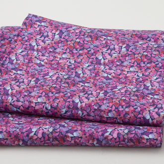 Amethyst Shadows Favorites - Packed Small Flowers Purple 2 Yard Cut