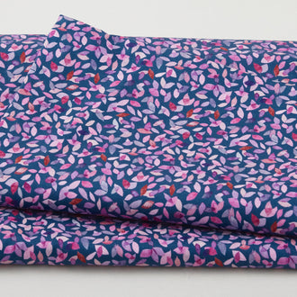 Amethyst Shadows Favorites - Packed Leaves Dark Grey 2 Yard Cut