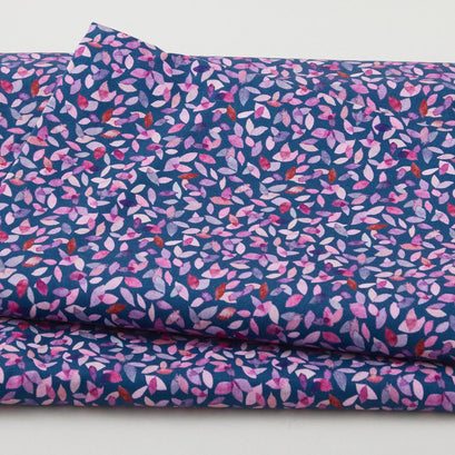 Amethyst Shadows Favorites - Packed Leaves Dark Grey 2 Yard Cut