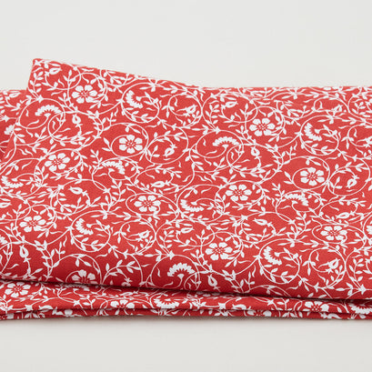 Liberty - Viney Floral Red 2 Yard Cut