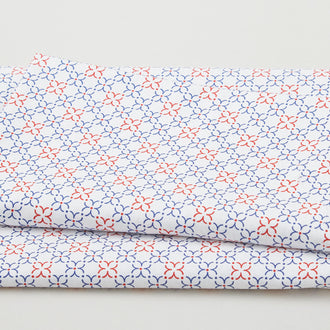 Liberty - Geometric Floral White 2 Yard Cut