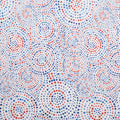 Hexi-Dots 108" - Concentric Hexi-dots Patriotic 3 Yard Cut