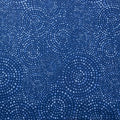 Hexi-Dots 108" - Concentric Hexi-dots Blue 3 Yard Cut