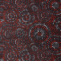 Hexi-Dots 108" - Concentric Hexi-dots Red/Black/White 3 Yard Cut