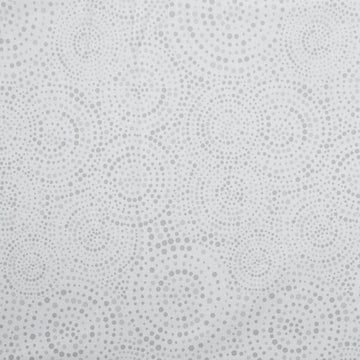 Hexi-Dots 108" - Concentric Hexi-dots Fog 3 Yard Cut