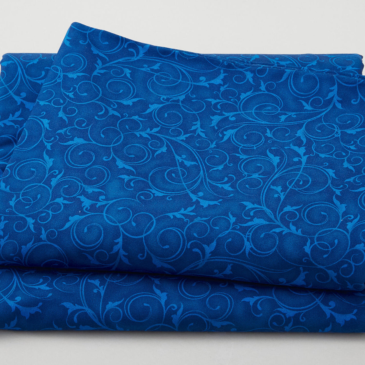 Swirls & Twirls 108" - Royal Swirls 3 Yard Cut