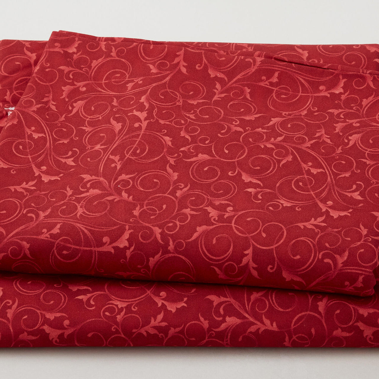 Swirls & Twirls 108" - Swirls Ruby 3 Yard Cut