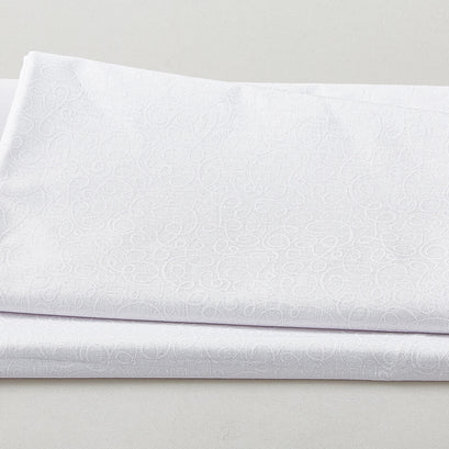 Morning Mist IX Favorites - Scribbles White on White 2 Yard Cut