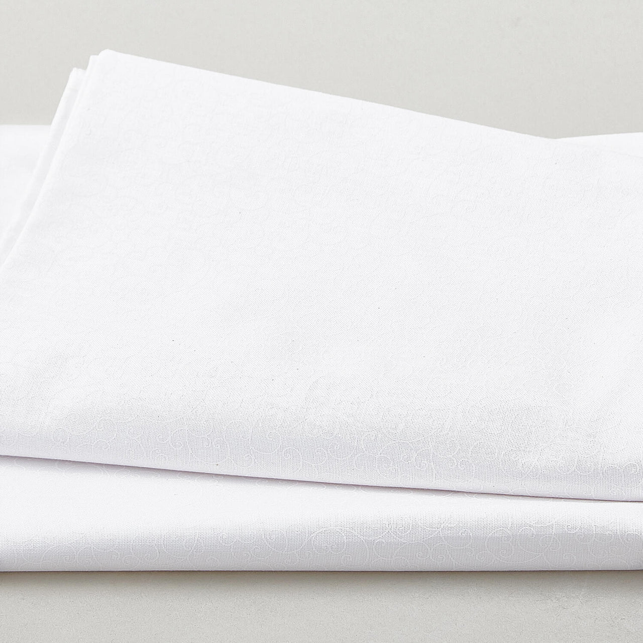 Morning Mist IX Favorites - Swirls White on White 3 Yard Cut