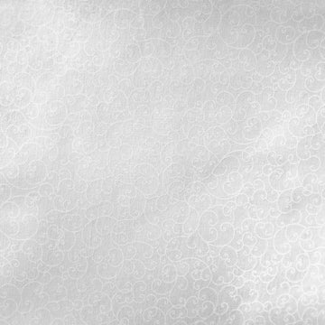 Morning Mist IX Favorites - Swirls White on White 3 Yard Cut