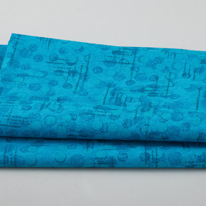 Jot Dot - Tonal Texture Teal 5 Yard Cut
