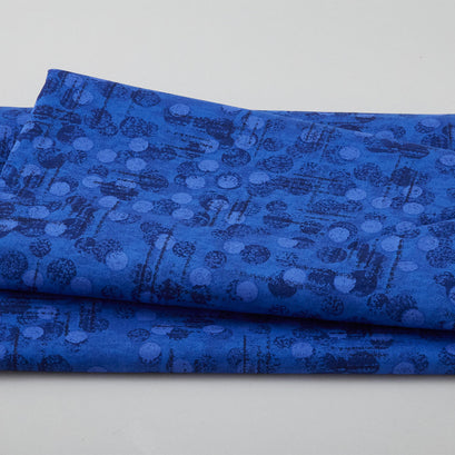 Jot Dot - Tonal Texture Dark Blue 5 Yard Cut