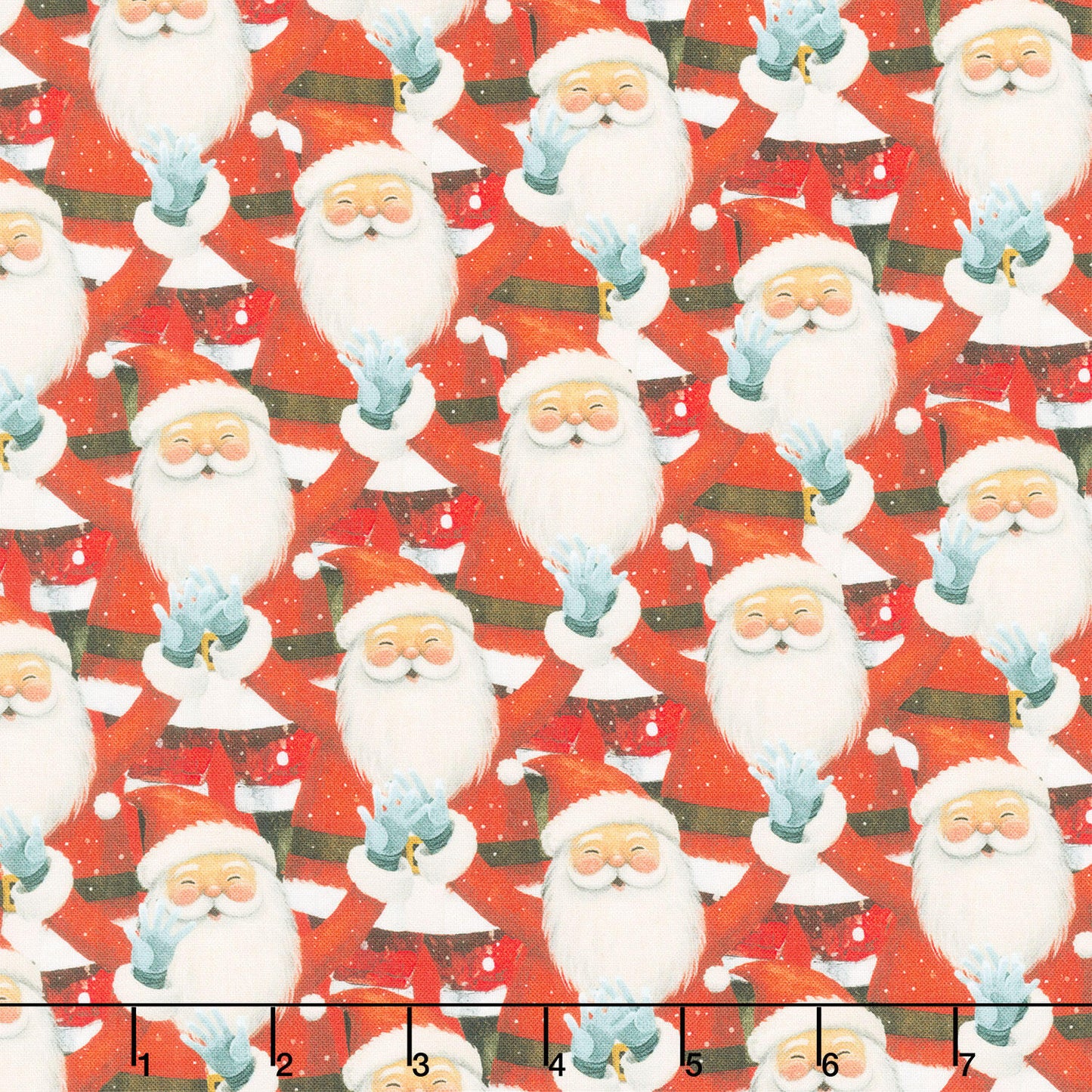 Comfort and Joy - Santa Red Yardage