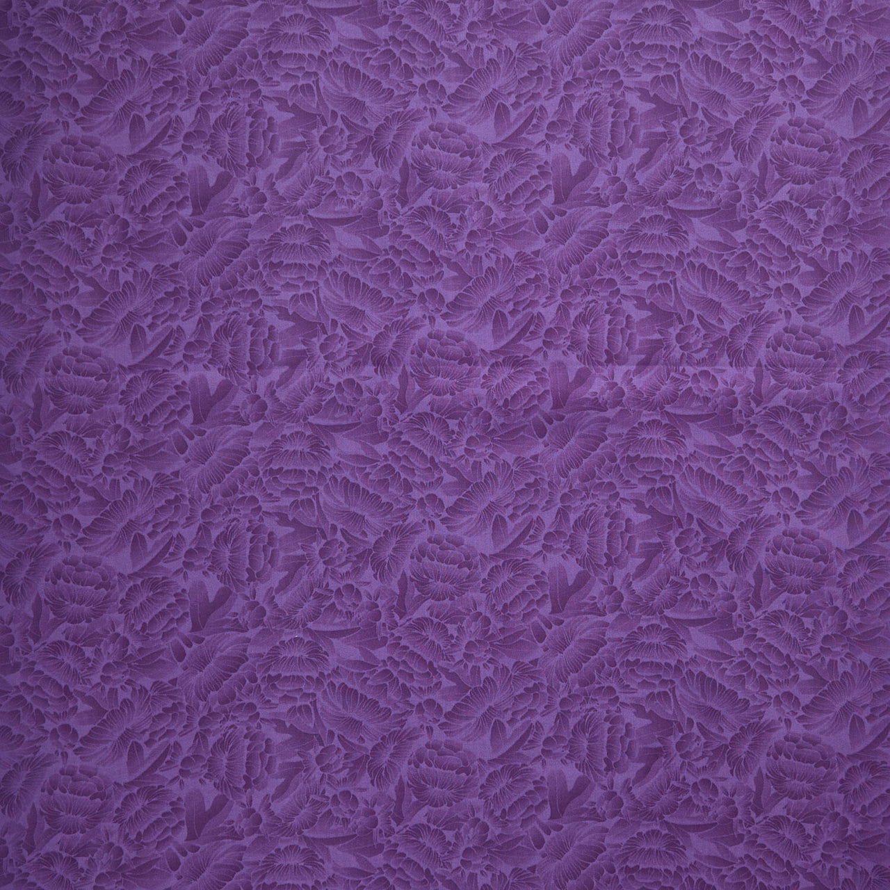 Florique 118" - Tonal Florique Flowers Purple Wide Backing