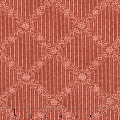 Canterbury - Diamond Lace Red Yardage