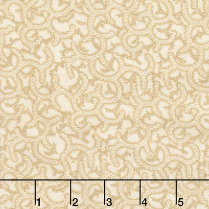 Canterbury - Scroll Ivory Yardage