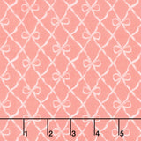 Bows and Blooms - Bows Coral Yardage