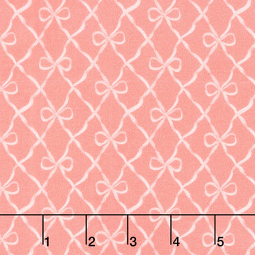 Bows and Blooms - Bows Coral Yardage