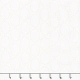 The Bright Side - Star Ovals White Yardage