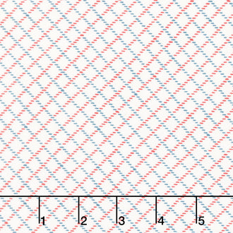 Front Porch Charm - Lattice Geometric White Yardage
