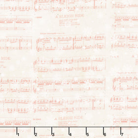 Christmas Magic - Sheet Music Ivory Yardage
