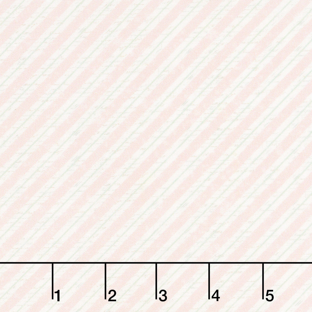 Christmas Magic - Bias Stripe Pink Yardage