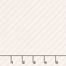 Christmas Magic - Bias Stripe Pink Yardage