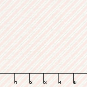 Christmas Magic - Bias Stripe Pink Yardage