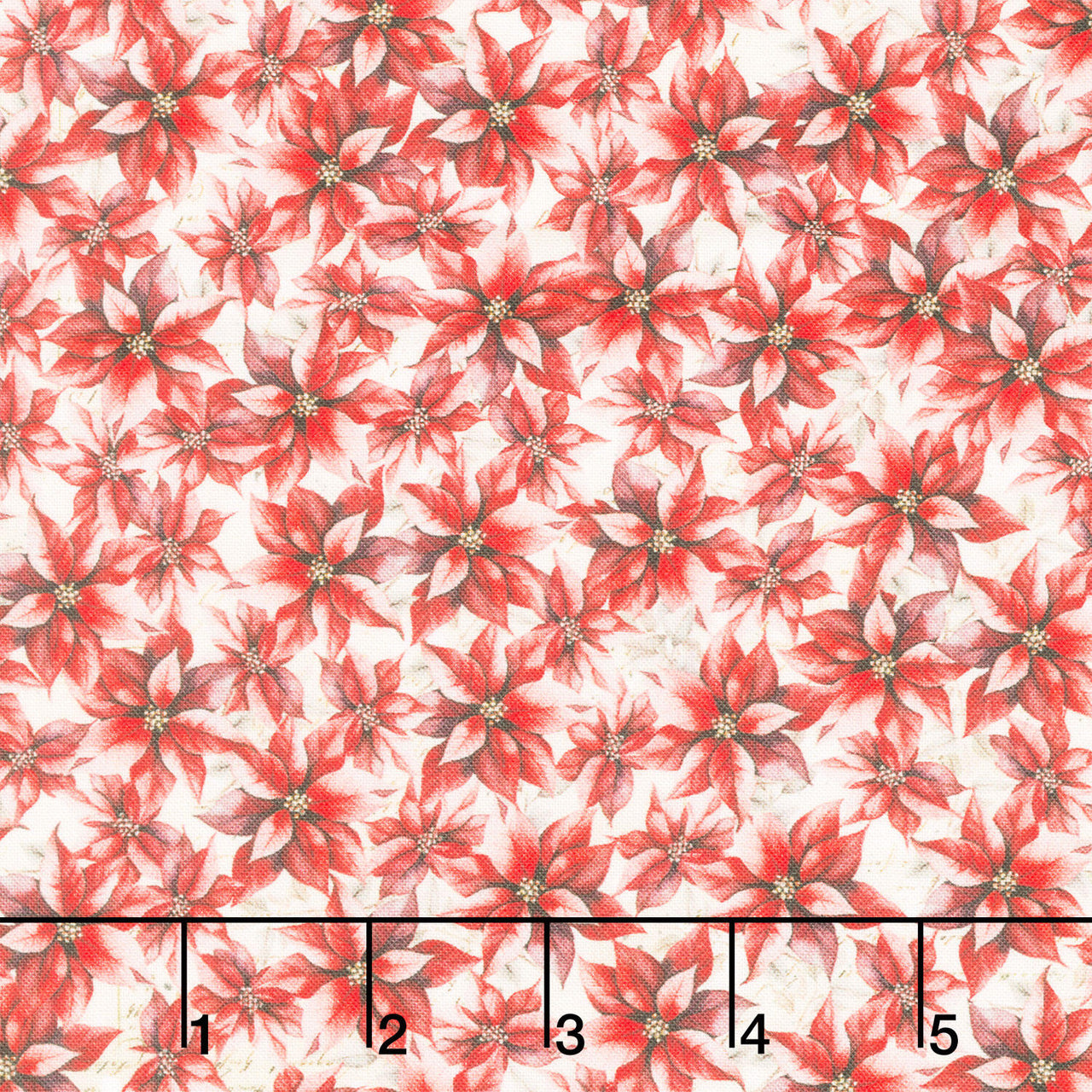 Christmas Magic - Poinsettias Yardage