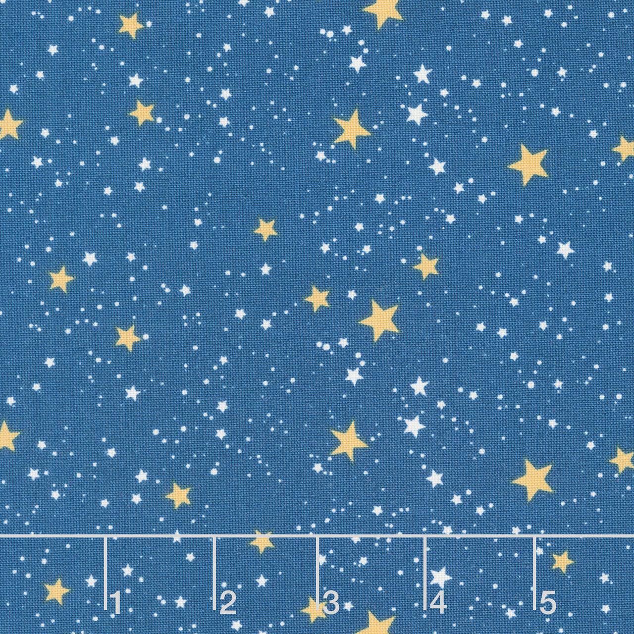 Holly Jolly Calico - Stars Navy Yardage