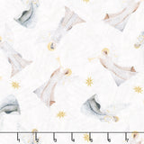 Silent Night - Angels Silver Yardage