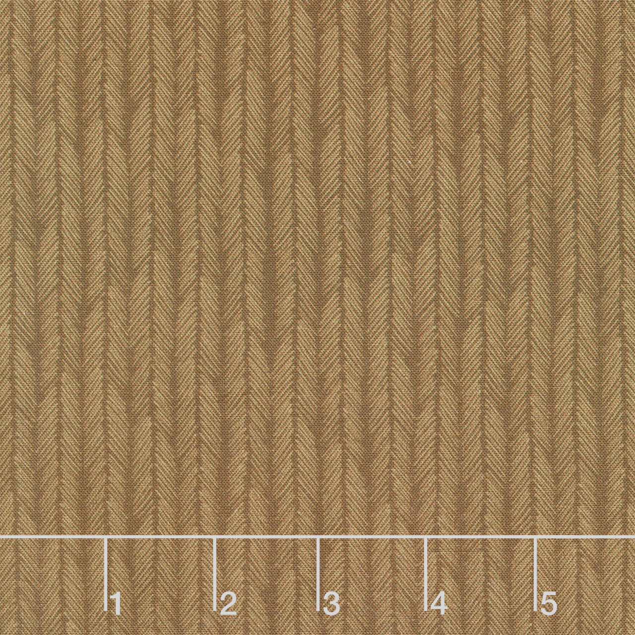 Maple and Marigolds - Feather Stripe Cocoa Yardage
