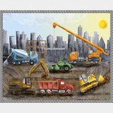 Let's Get Building - Construction Equipment Multi Panel