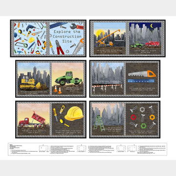 Let's Get Building - Construction Book Multi Panel