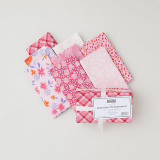 Walking on Sunshine Favorites Pink Fat Quarter Bundle 8 piece