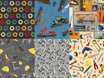 Let's Get Building Fat Quarter Bundle