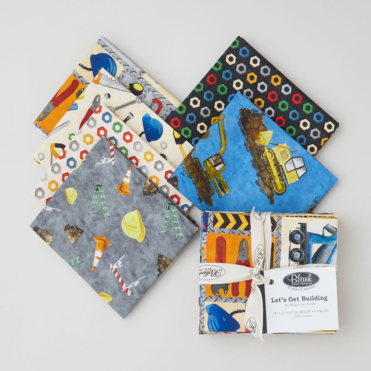 Let's Get Building Fat Quarter Bundle