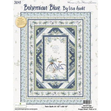 Bohemian Blue Quilt Free Quilt Pattern