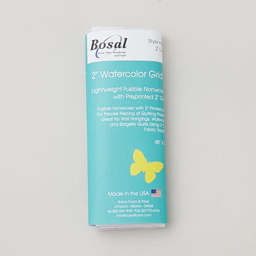 Bosal Quilters 2" Watercolor Grid Fusible Interfacing