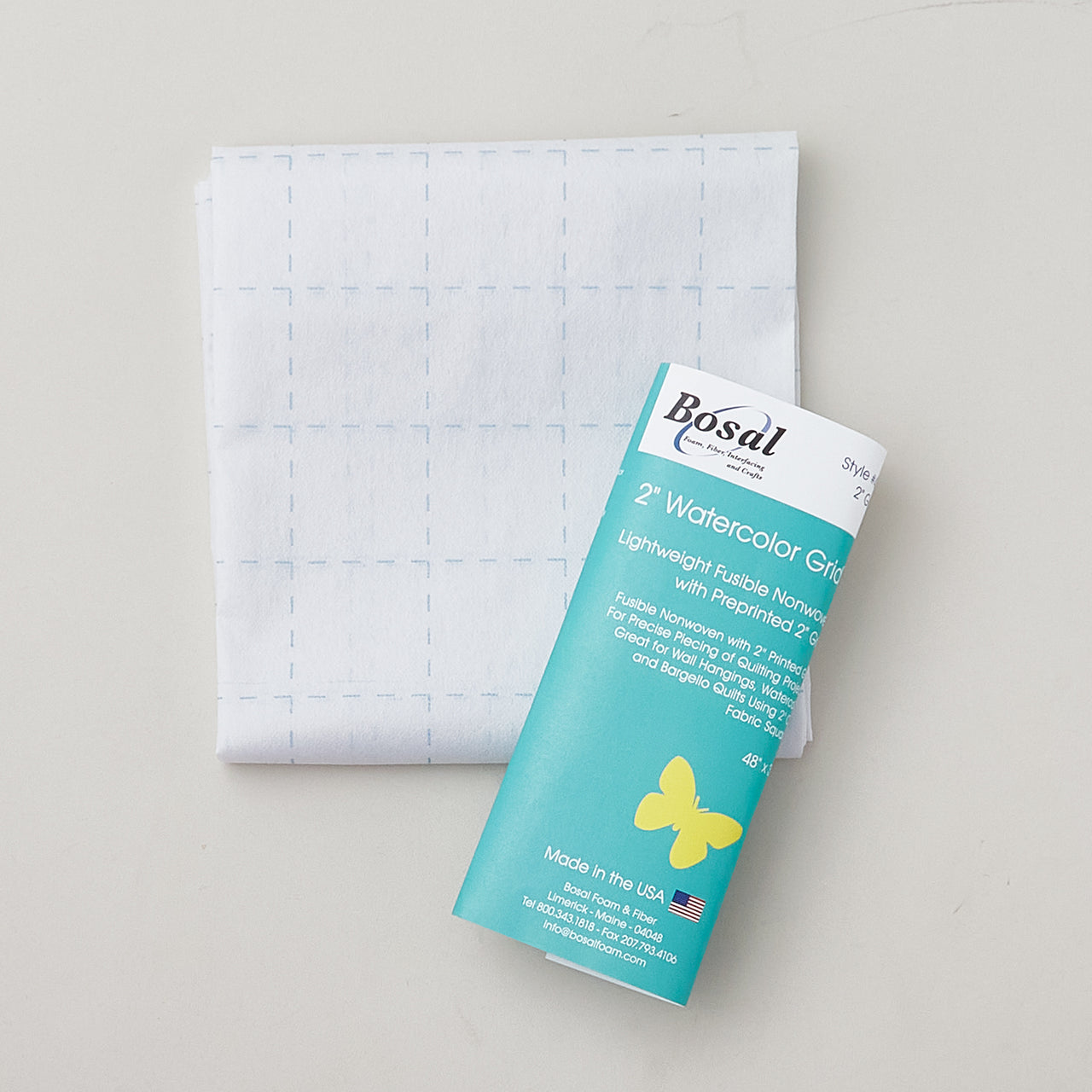 Bosal Quilters 2" Watercolor Grid Fusible Interfacing