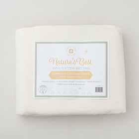 Missouri Star Nature's Best 100% Cotton Full Batting - Natural