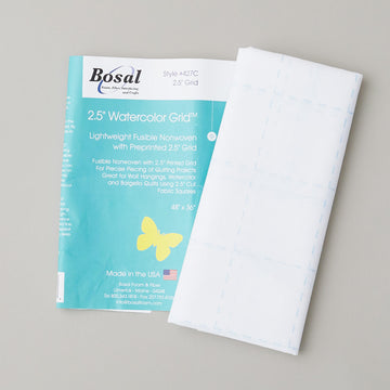 Bosal Quilters 2-1/2" Watercolor Grid Fusible Interfacing