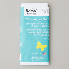 Bosal Quilters 2-1/2" Watercolor Grid Fusible Interfacing