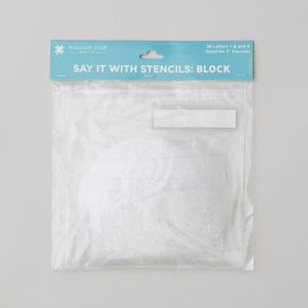 Missouri Star Say It With Stencils: Block