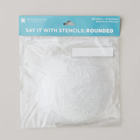 Missouri Star Say It With Stencils: Rounded