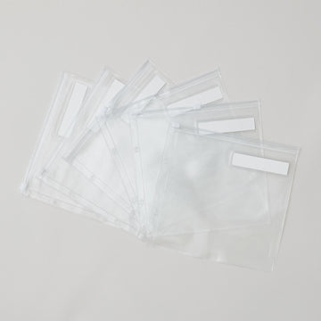 Missouri Star Charm Pack Folio Refill - (6) Vinyl Zipper Bags
